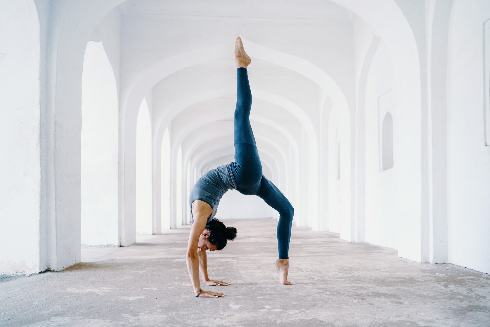 Yoga poses can help you strengthen your muscles and improve balance.